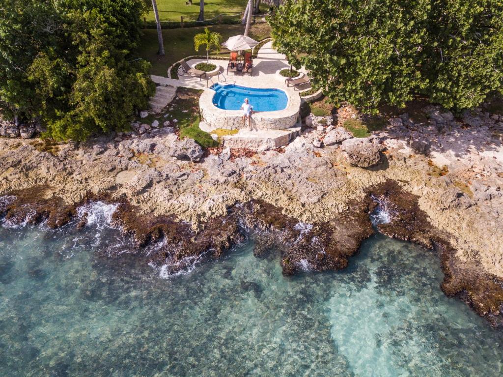 Bazén v ubytování Dreams La Romana All-Inclusive Resort & Spa nebo v jeho okolí