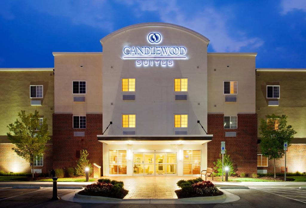 a rendering of the front of the grandview suites hotel at Candlewood Suites Rocky Mount, an IHG Hotel in Rocky Mount