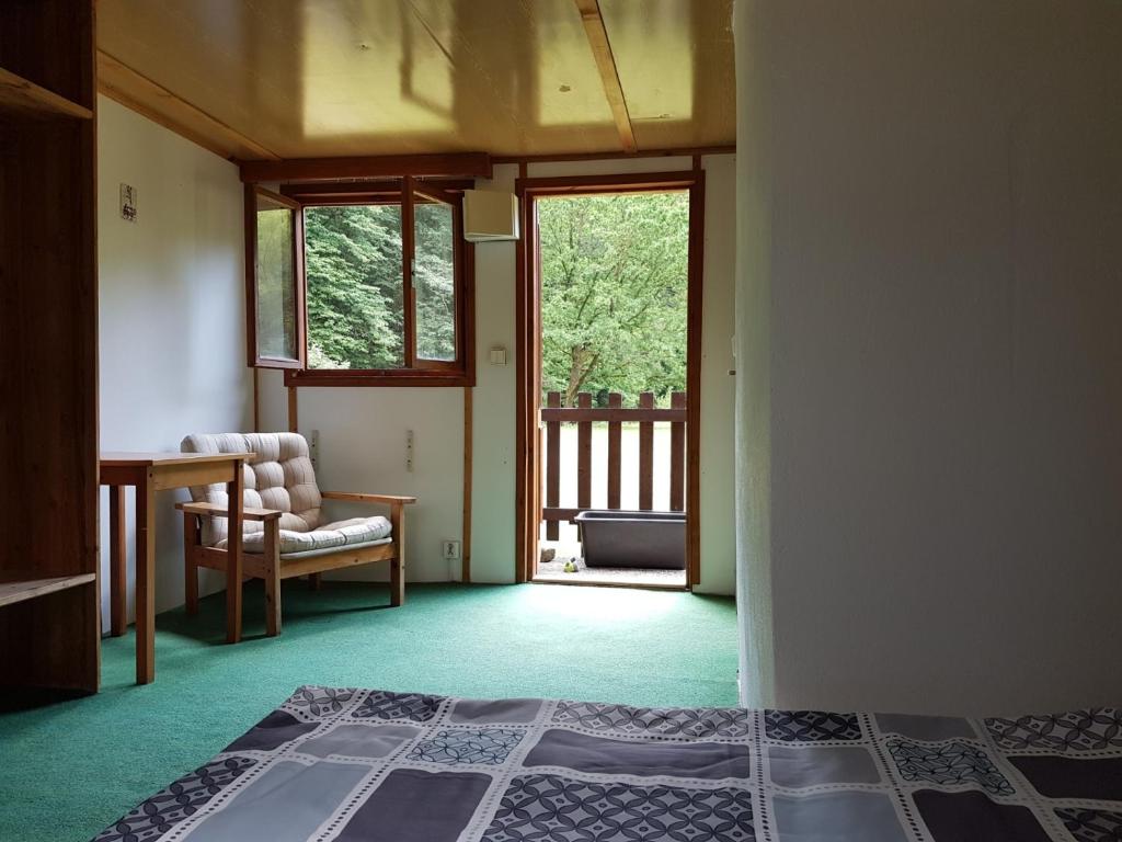 Posezení v ubytování Camping Fox Český Krumlov