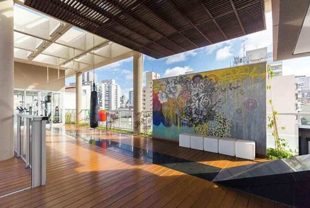  Apartamento c/infinity pool prox shopping Frei Caneca 704