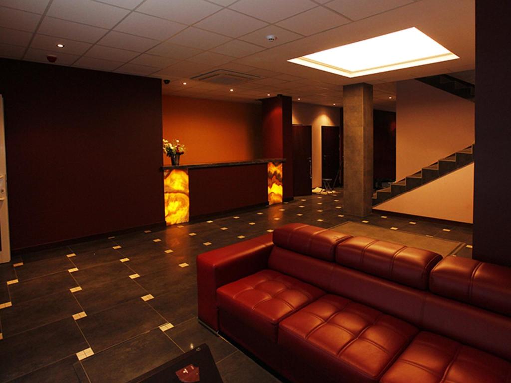 Posezení v ubytování Hotel Otoliński