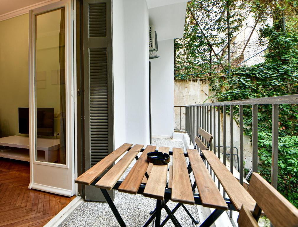 Balkon lub taras w obiekcie Thiras Lovely Apartment BY ZAIN