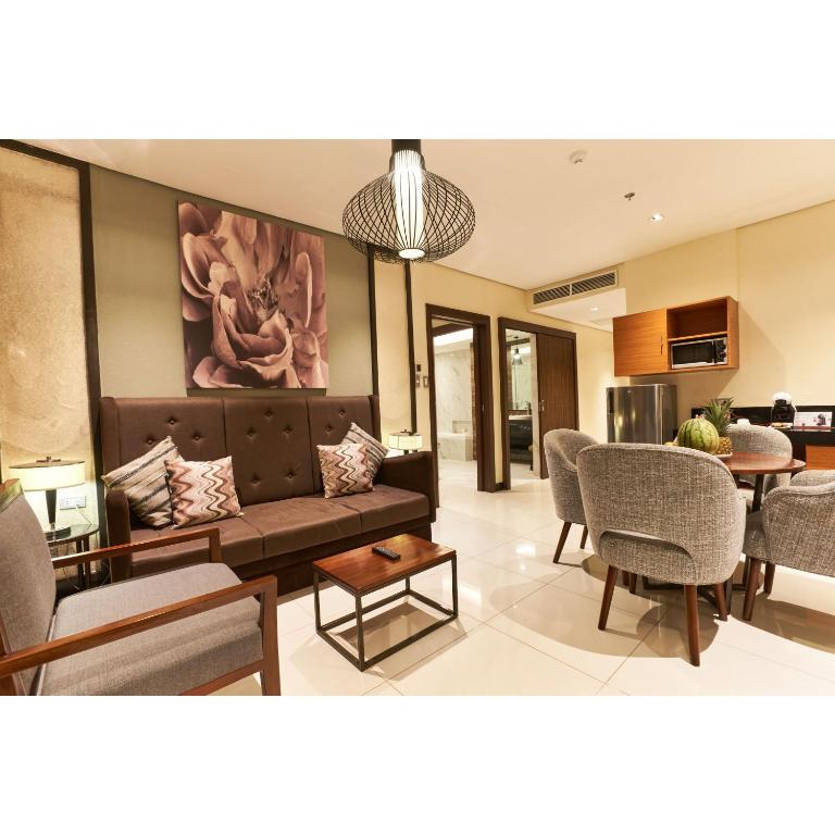 Kuchyň nebo kuchyňský kout v ubytování Summit Hotel Tacloban