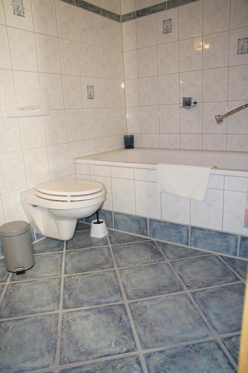Koupelna v ubytování Ferienwohnung Hartmann