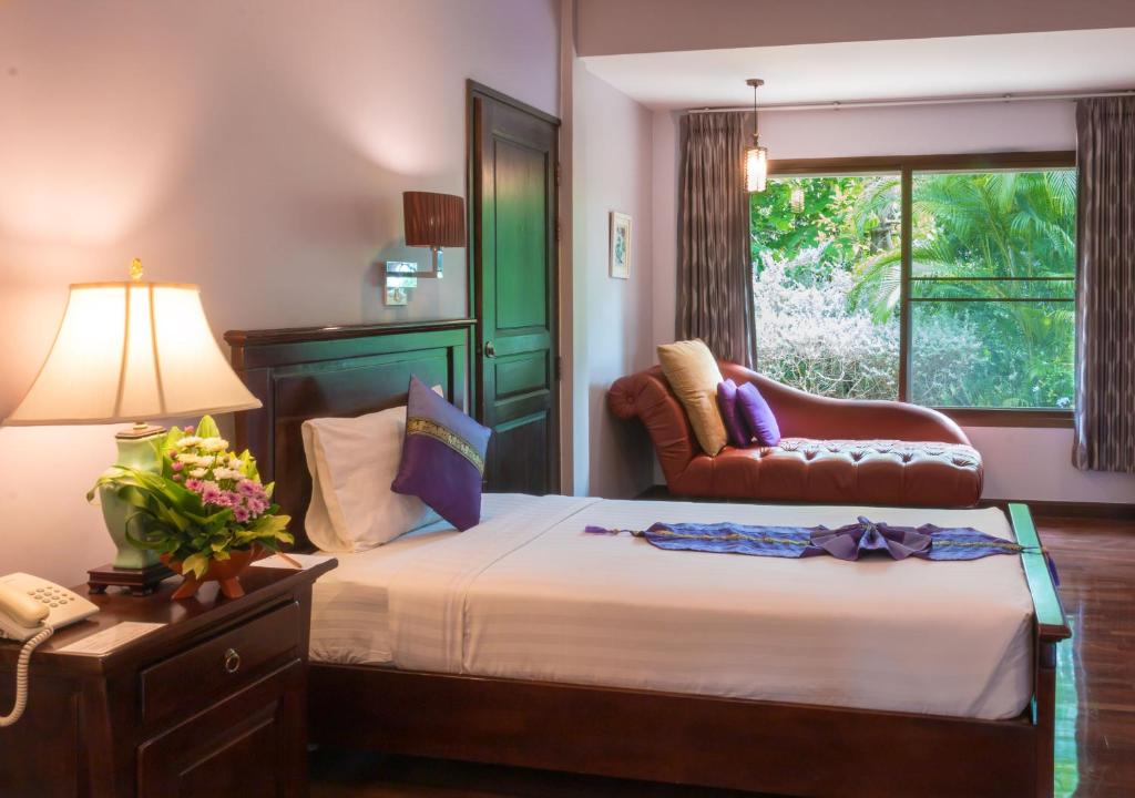 Cama o camas de una habitación en Phuwanalee Resort