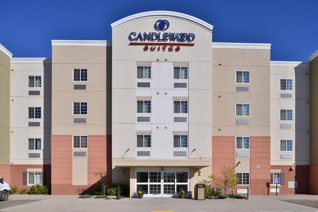 a rendering of the front of a hotel at Candlewood Suites Williston, an IHG Hotel in Williston