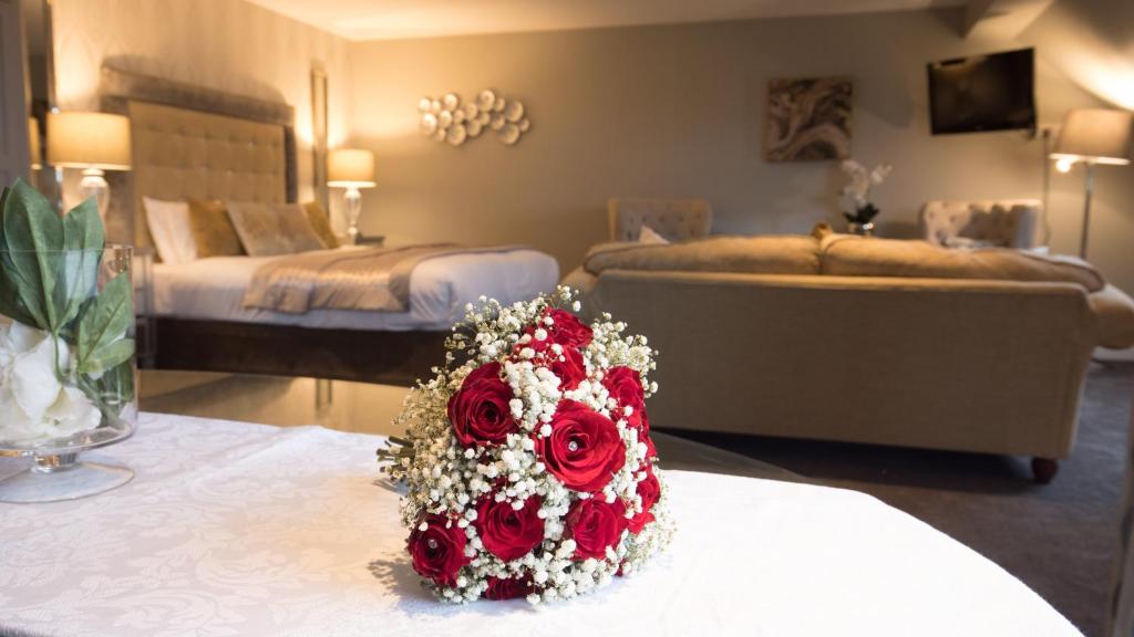 Postel nebo postele na pokoji v ubytování Ocean Sands Hotel
