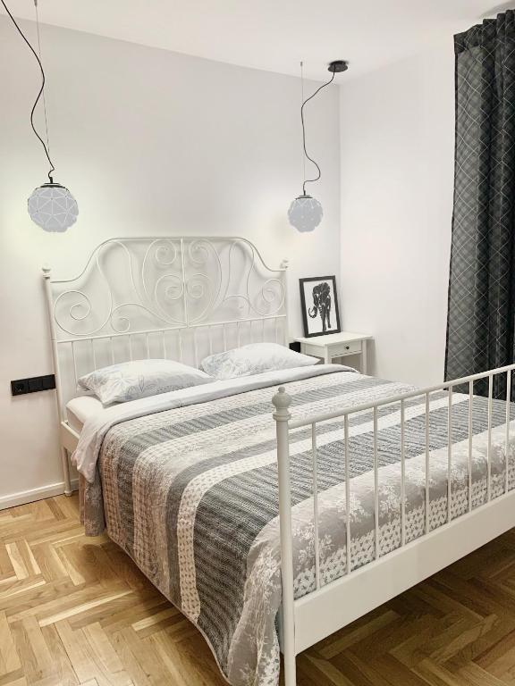 Posteľ alebo postele v izbe v ubytovaní D&M Apart Interior Loft