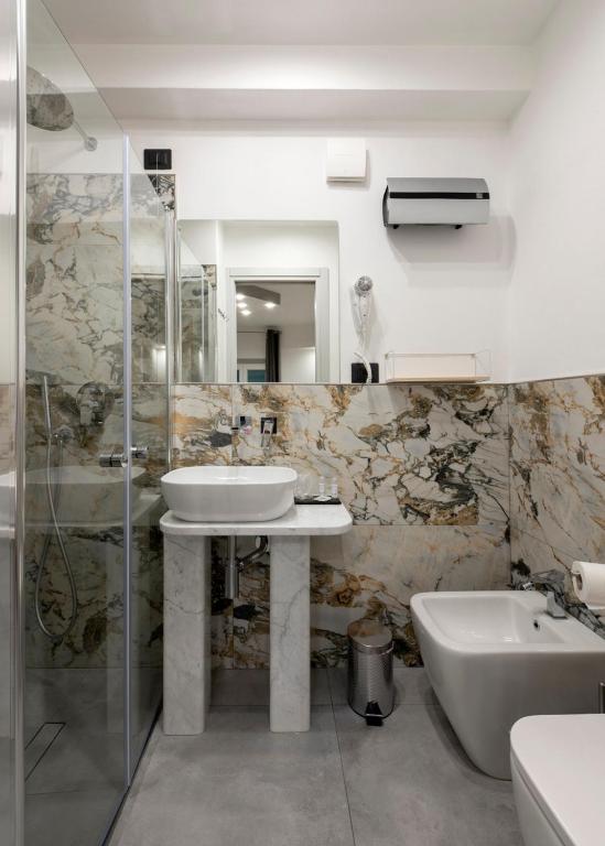 Koupelna v ubytování SABRILUNA ROOMS