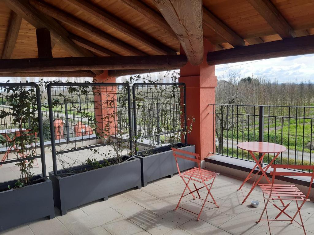 Balkon lub taras w obiekcie SANTA MARIA DI LORGANA
