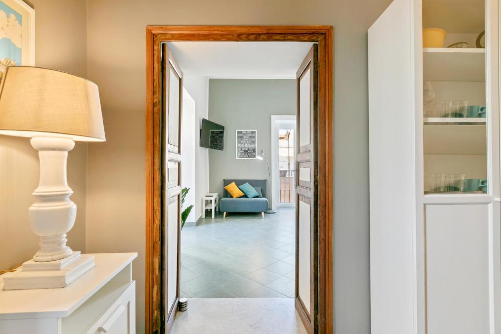 Posteľ alebo postele v izbe v ubytovaní Stylish Flat Maqueda
