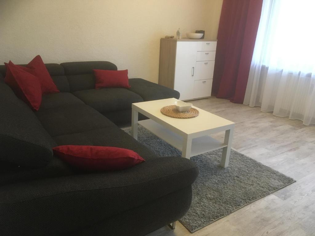 Posezení v ubytování Ferienwohnung Bergkristall