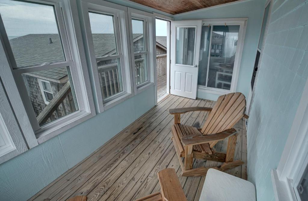 Balkón nebo terasa v ubytování Outer Banks Motel
