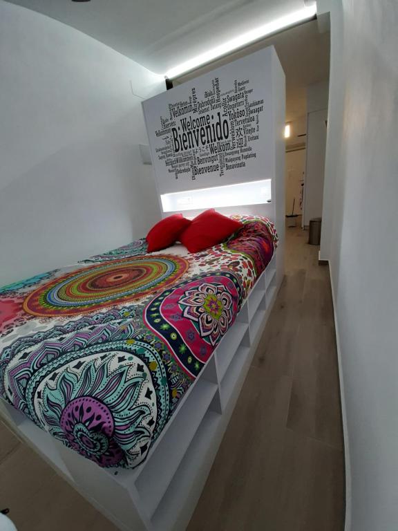 Posteľ alebo postele v izbe v ubytovaní Apartamento Moderno y acogedor Antú, cerca de la playa