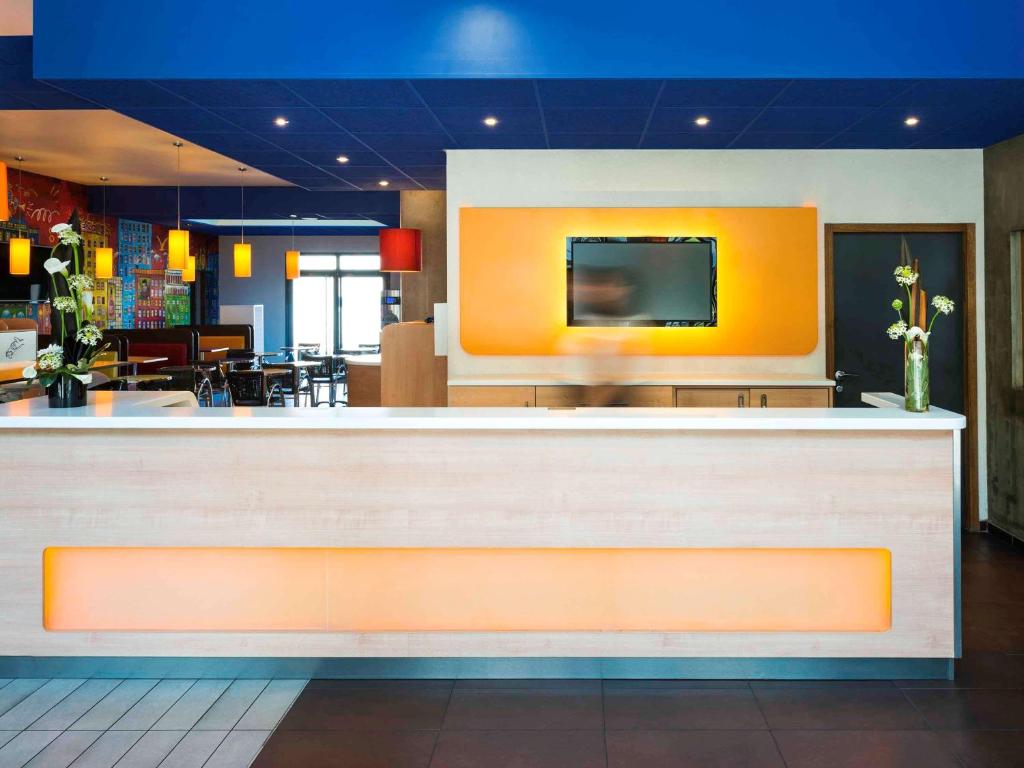 Lounge nebo bar v ubytování Ibis Budget Lyon Centre - Gare Part Dieu