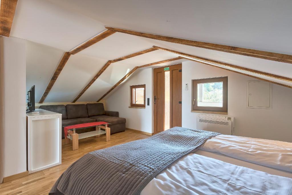 Postel nebo postele na pokoji v ubytování House Kaja