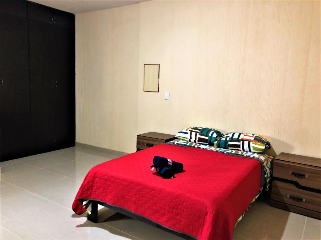 Postel nebo postele na pokoji v ubytování Hotel Morelia In