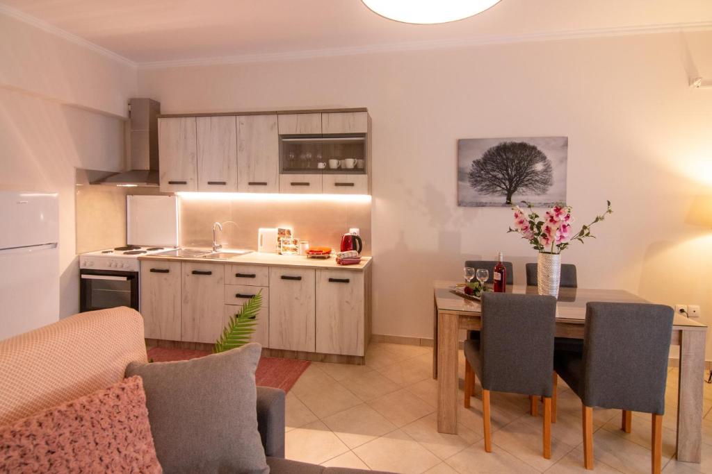 A kitchen or kitchenette at M&M apartments 1