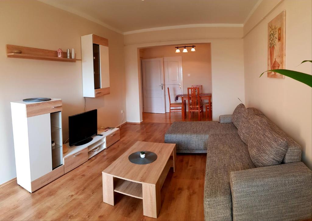 TV a/nebo společenská místnost v ubytování Chill Apartman
