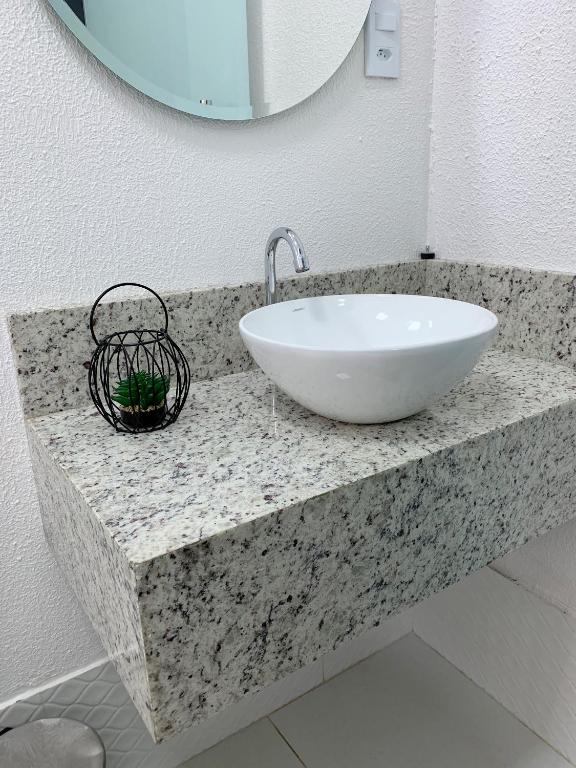 Koupelna v ubytování Hotel Morada Nobre