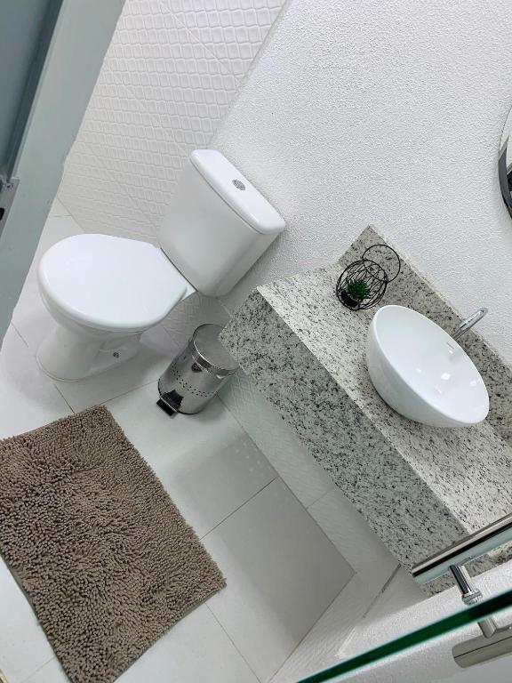 Koupelna v ubytování Hotel Morada Nobre