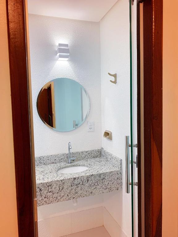 Koupelna v ubytování Hotel Morada Nobre