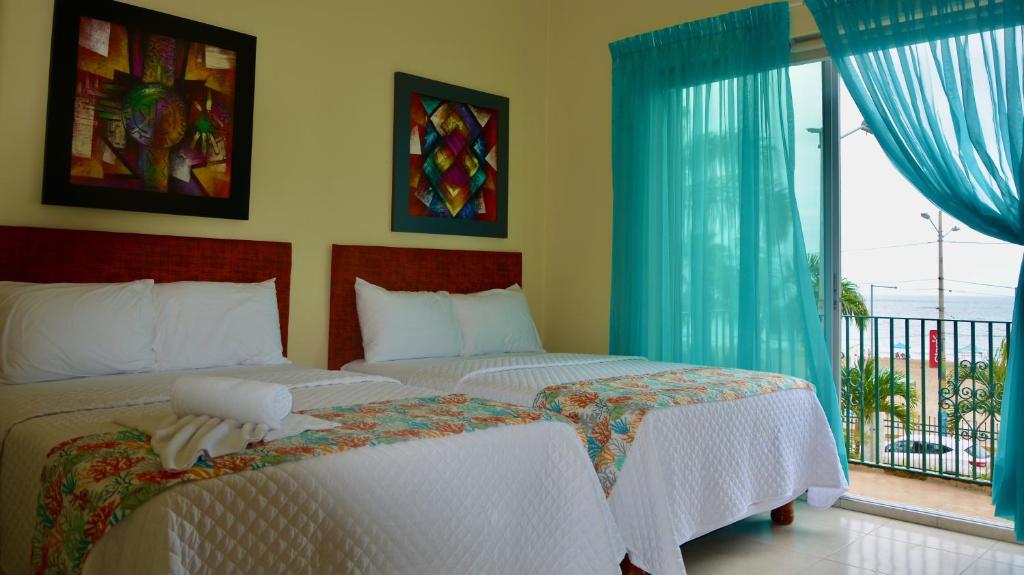 Postel nebo postele na pokoji v ubytování Hotel Casablanca CHIPIPE