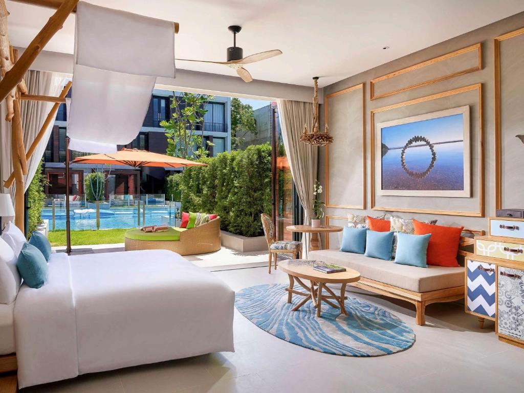Posezení v ubytování SO/ Sofitel Hua Hin