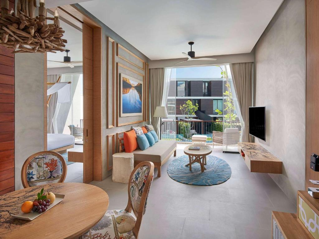 Posezení v ubytování SO/ Sofitel Hua Hin