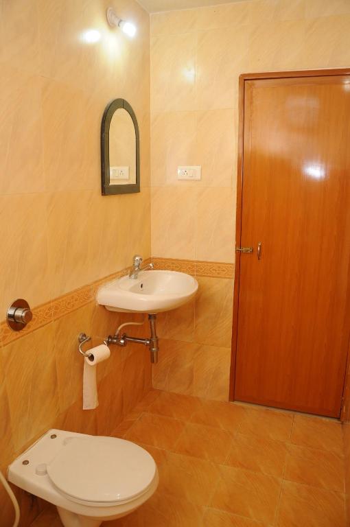 Koupelna v ubytování Palolem Guest House