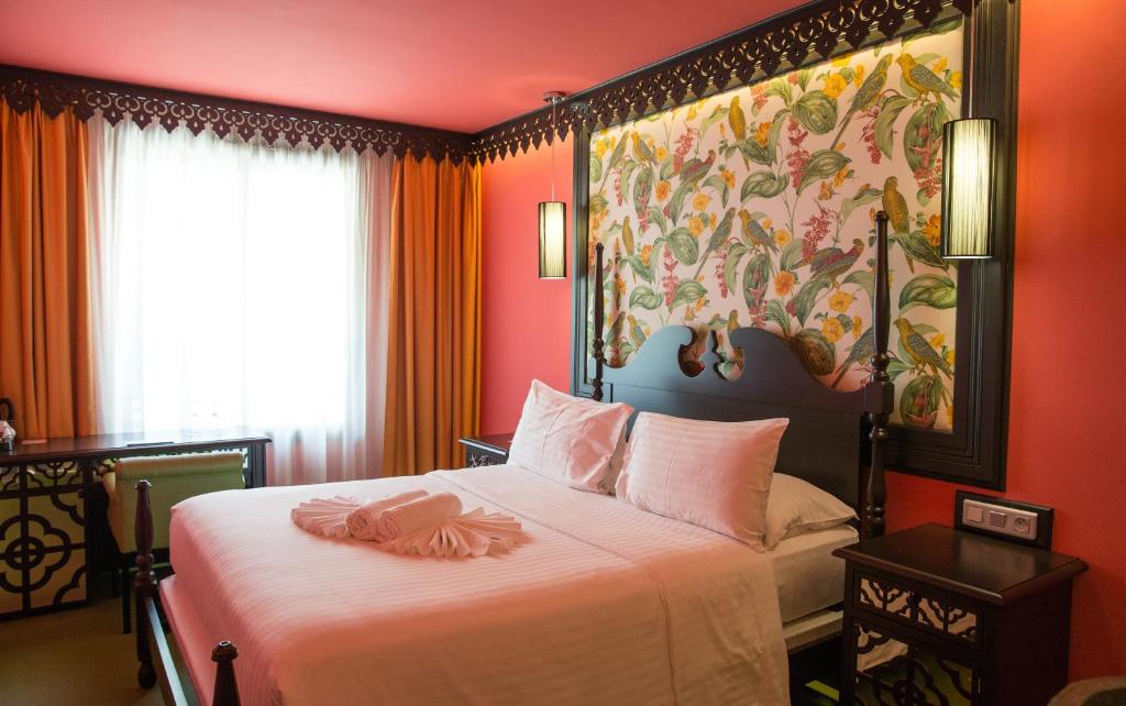 Postel nebo postele na pokoji v ubytování Villa Delisle Hôtel & Spa