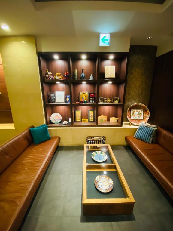 Posezení v ubytování Ueno Touganeya Hotel