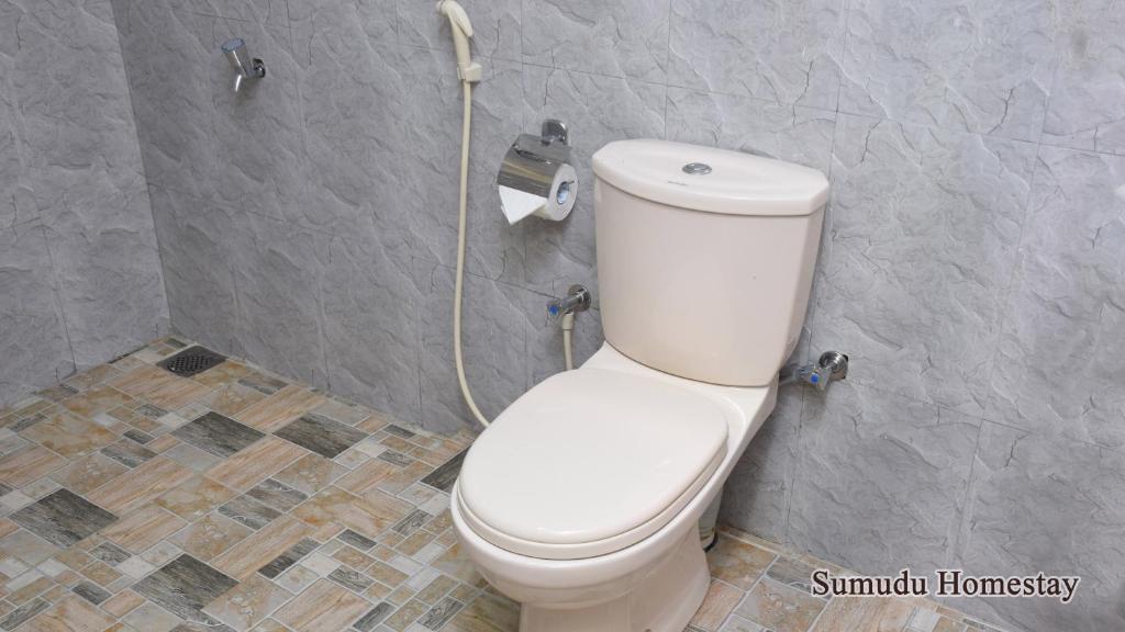 Koupelna v ubytování Sumudu Homestay