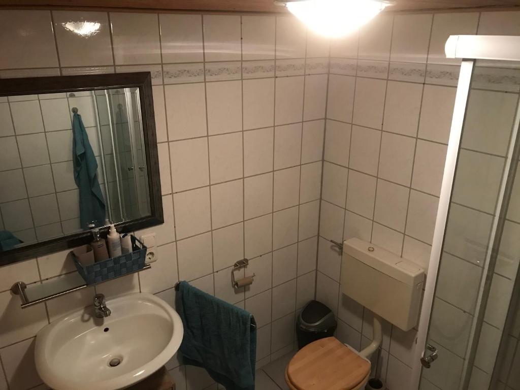 Koupelna v ubytování Stayhome Varel
