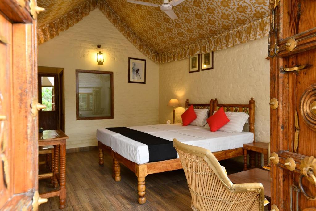 Postel nebo postele na pokoji v ubytování Hotel Sunbird