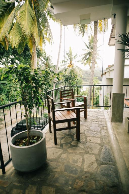Balkón nebo terasa v ubytování Villa Lavish
