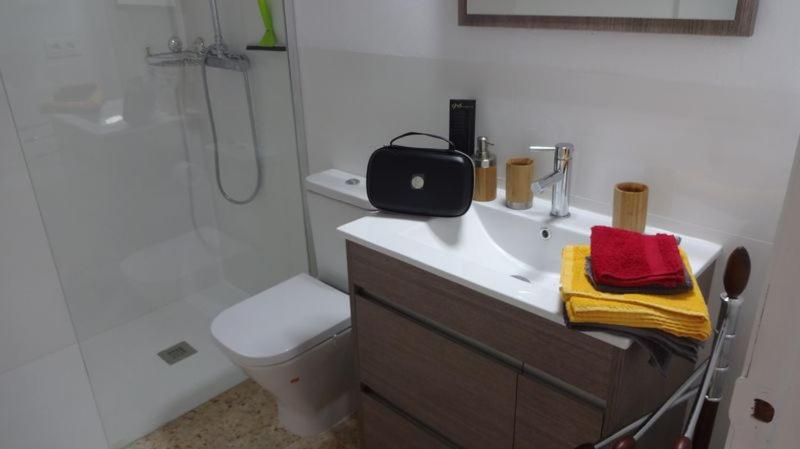 A bathroom at Canta el viento