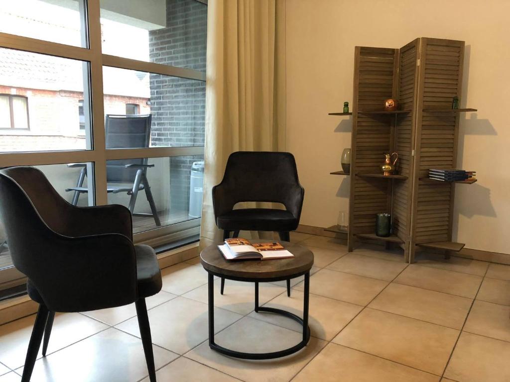 Posezení v ubytování Apartment Fruithof Tack