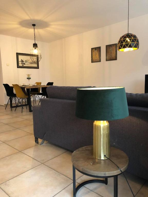 Posezení v ubytování Apartment Fruithof Tack
