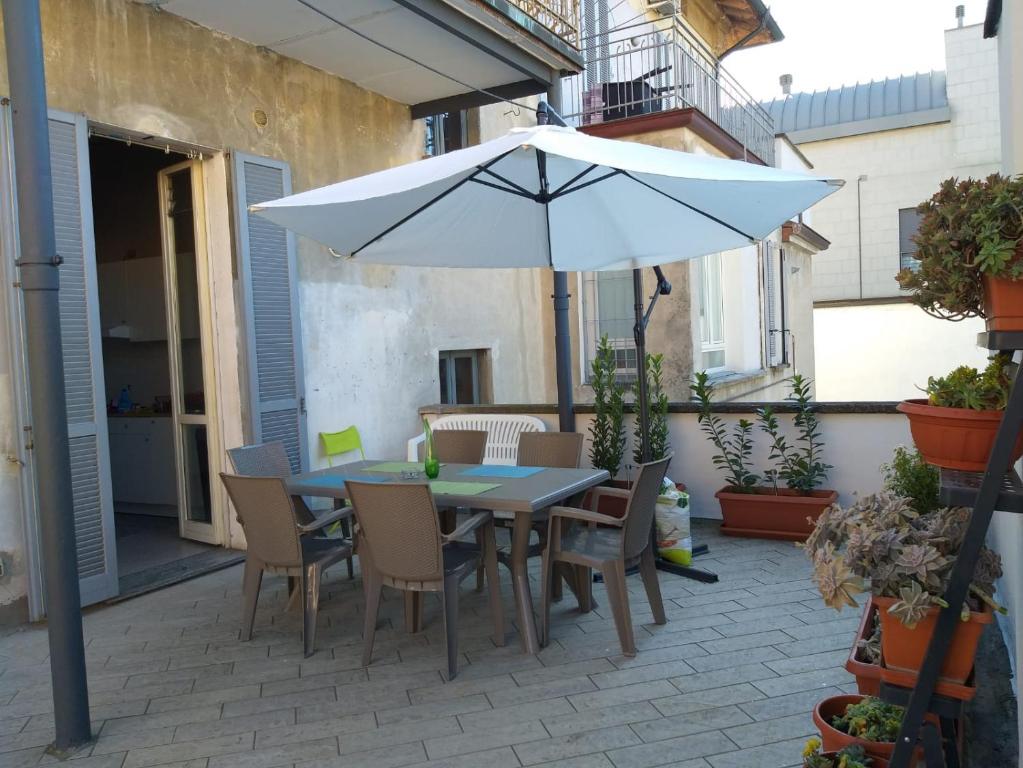 Balkón nebo terasa v ubytování da Irma in terrazza