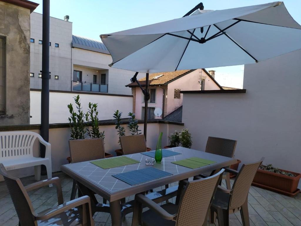Balkón nebo terasa v ubytování da Irma in terrazza