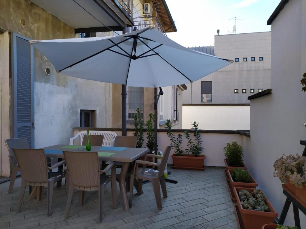 Balkón nebo terasa v ubytování da Irma in terrazza