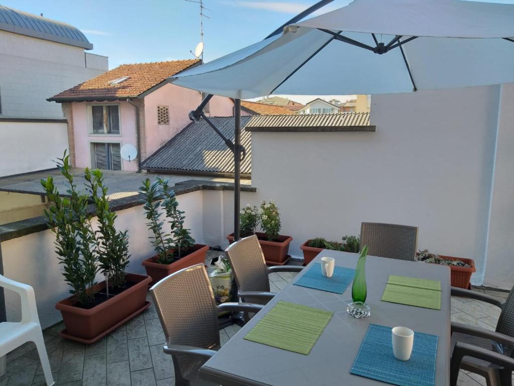 Balkón nebo terasa v ubytování da Irma in terrazza