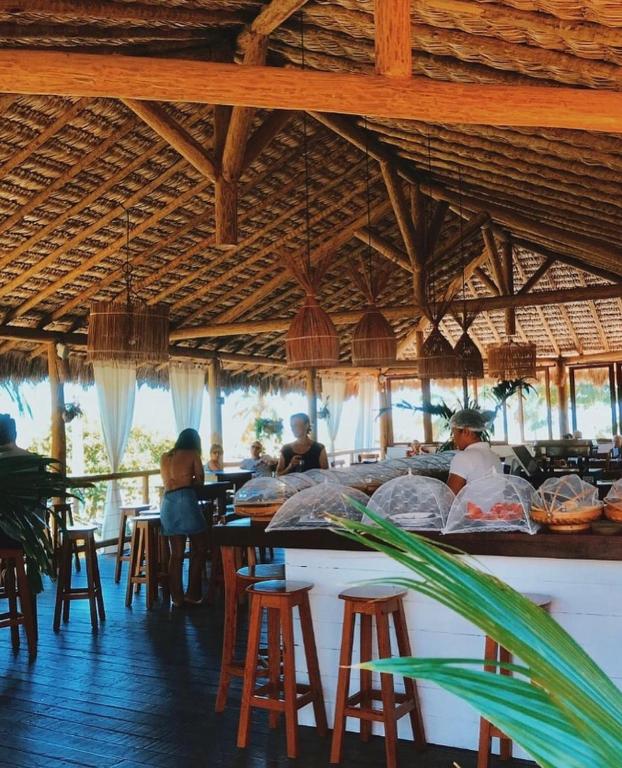 Restaurace v ubytování Pousada Pais Tropical