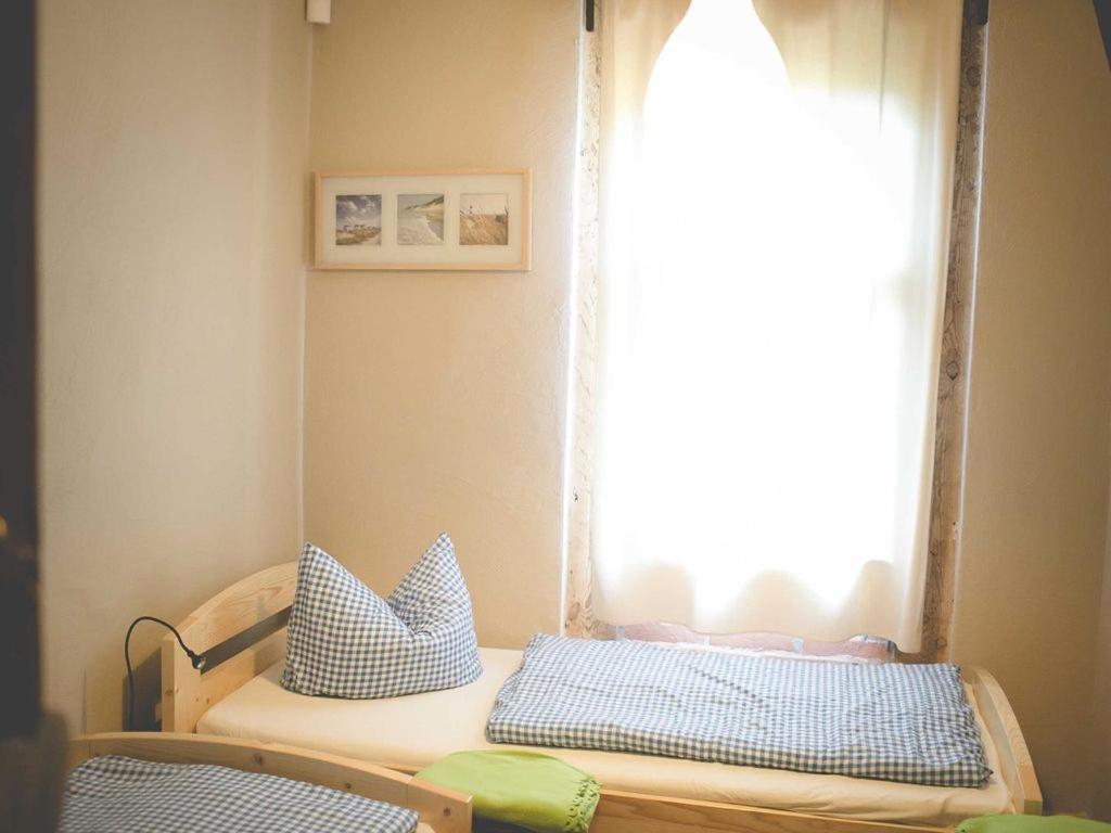 Postel nebo postele na pokoji v ubytování Forsthaus Leiner Berg