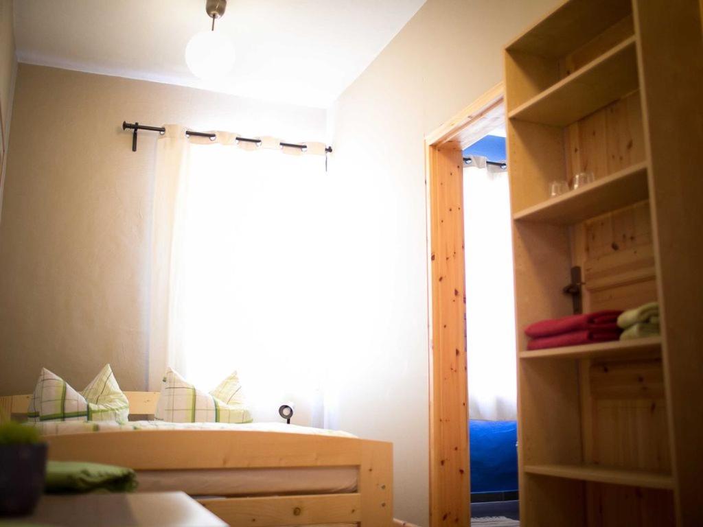 Postel nebo postele na pokoji v ubytování Forsthaus Leiner Berg