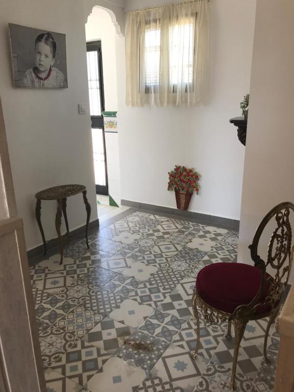 A seating area at "La Chacra" Casa Típica Valenciana