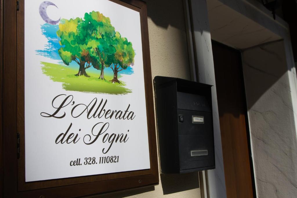 Certifikát, hodnocení, plakát nebo jiný dokument vystavený v ubytování L'Alberata dei Sogni