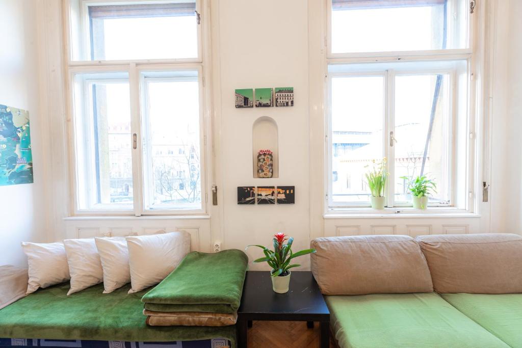 Posezení v ubytování Spicy Hostel