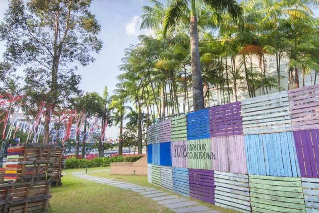 Zahrada ubytování Almas Suite Puteri Harbour-T- Legoland-JB新山- SG新加坡